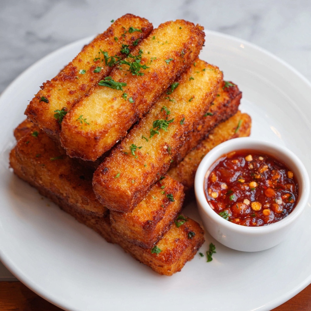 Crunchy Baked Potato Fingers with Spicy Seasoning Recipe - Recipe Image