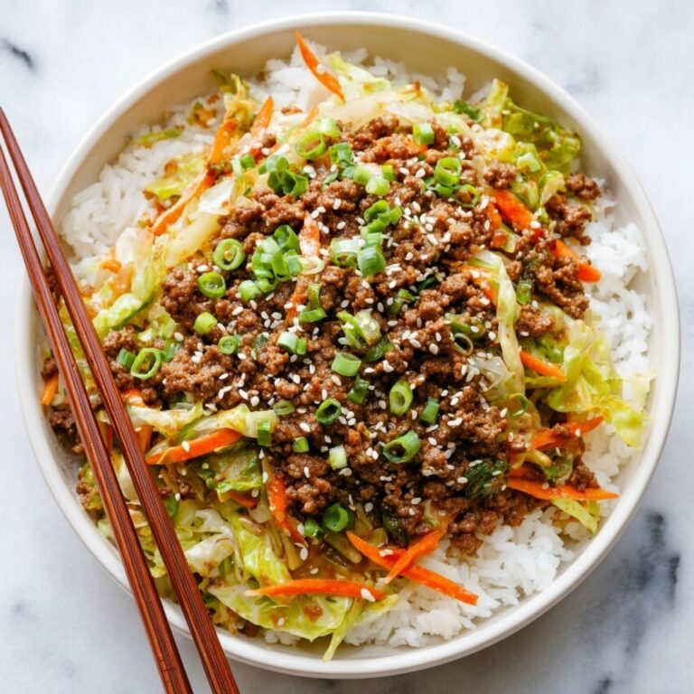 Easy Asian Ground Beef and Cabbage Stir Fry Recipe