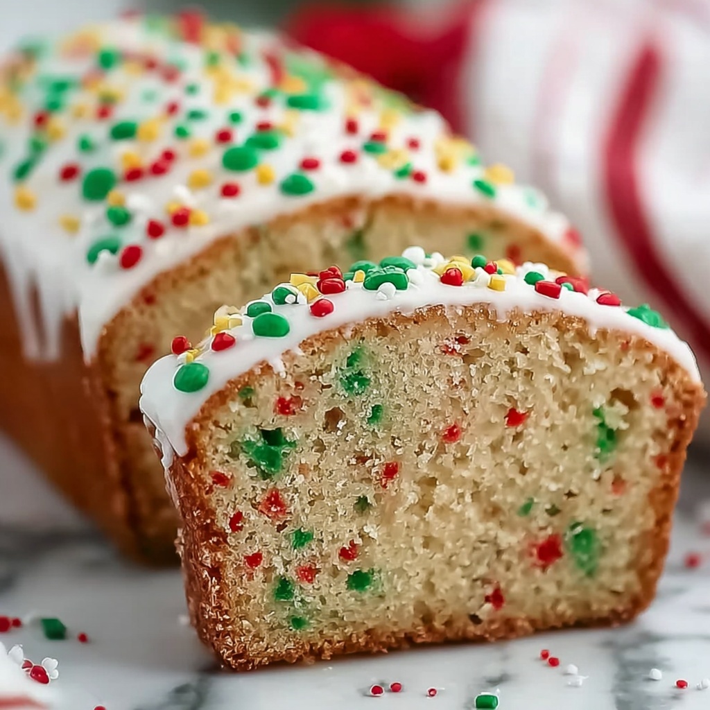Christmas Sprinkle Buttermilk Bread Recipe - Recipe Image
