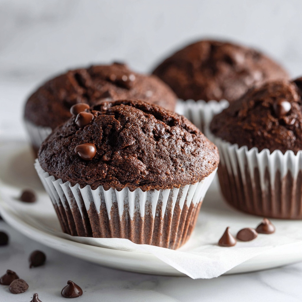 Double Chocolate Espresso Muffins Recipe - Recipe Image