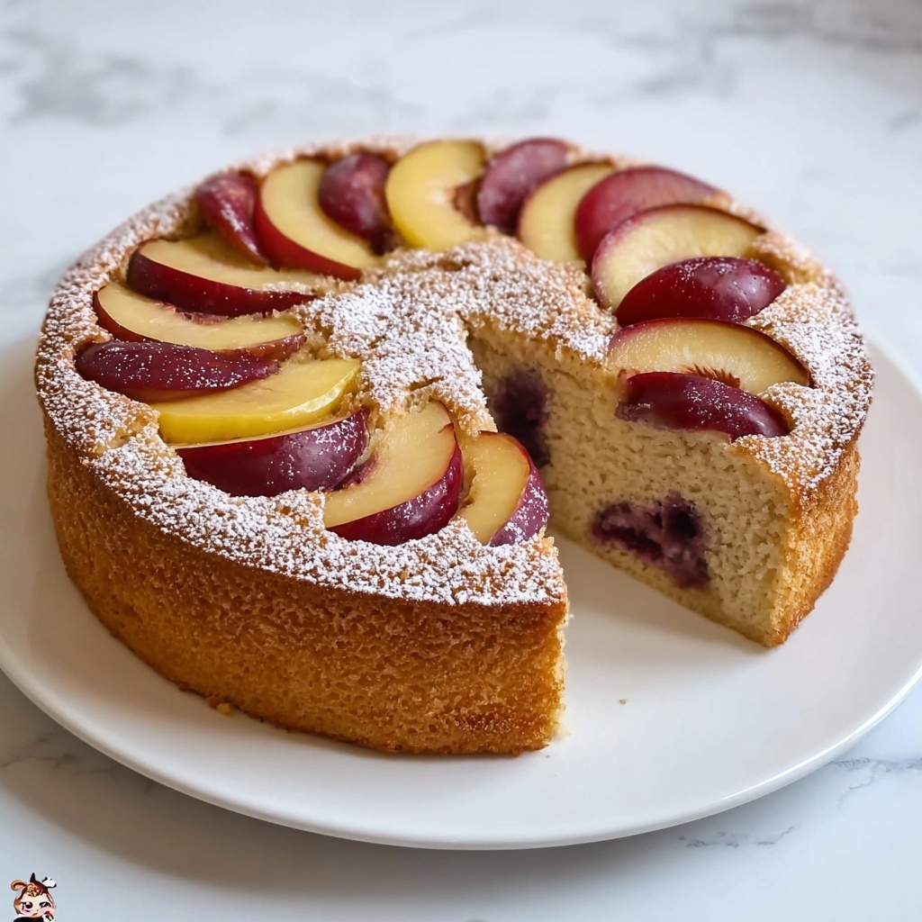 Plum Einkorn Cake Recipe - Recipe Image