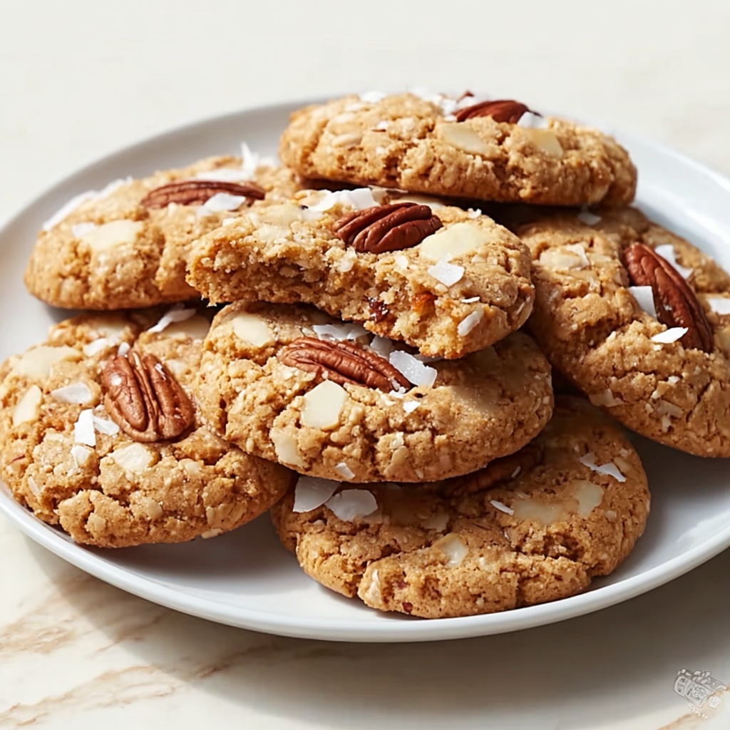 Coconut Pecan Cookies Recipe - Recipe Image