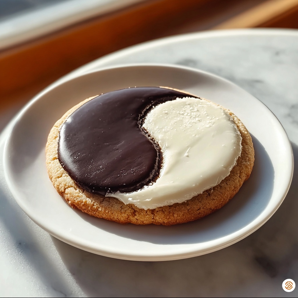 Half Moon Cookies Recipe: Soft, Fluffy & Irresistible! Recipe - Recipe Image