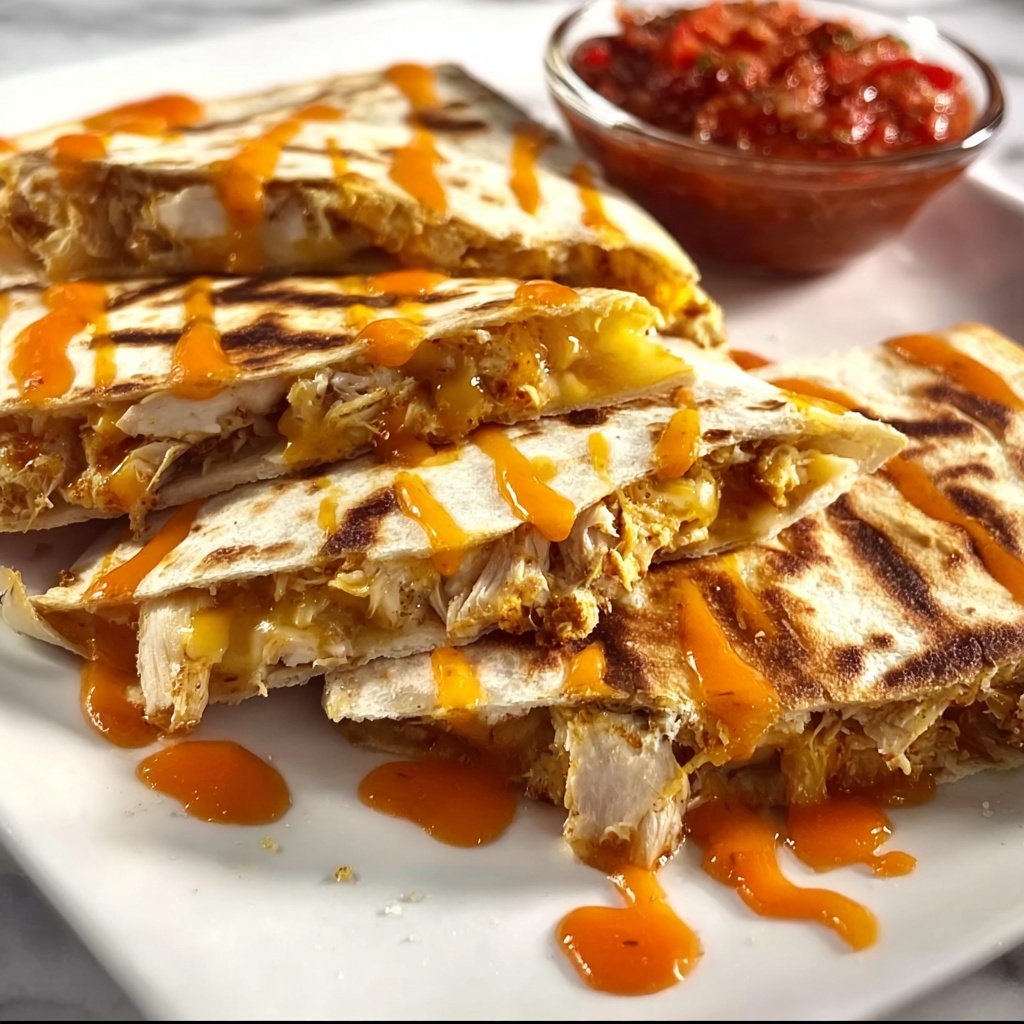 Hot Honey Chicken Quesadillas Recipe - Recipe Image