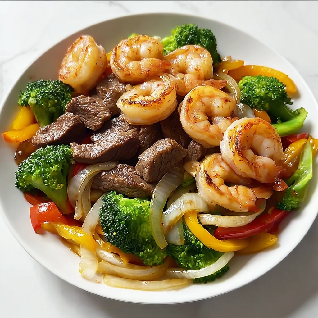 Steak and Shrimp Stir Fry: 25-Minute Flavor Bomb Recipe - Recipe Image