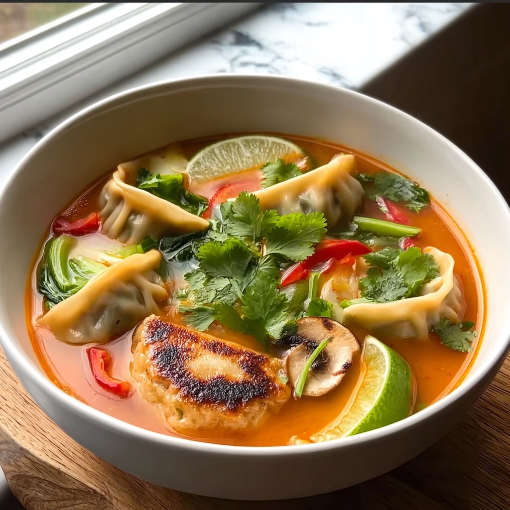 Thai Potsticker Soup: 6 Comforting Steps to Deliciousness Recipe - Recipe Image
