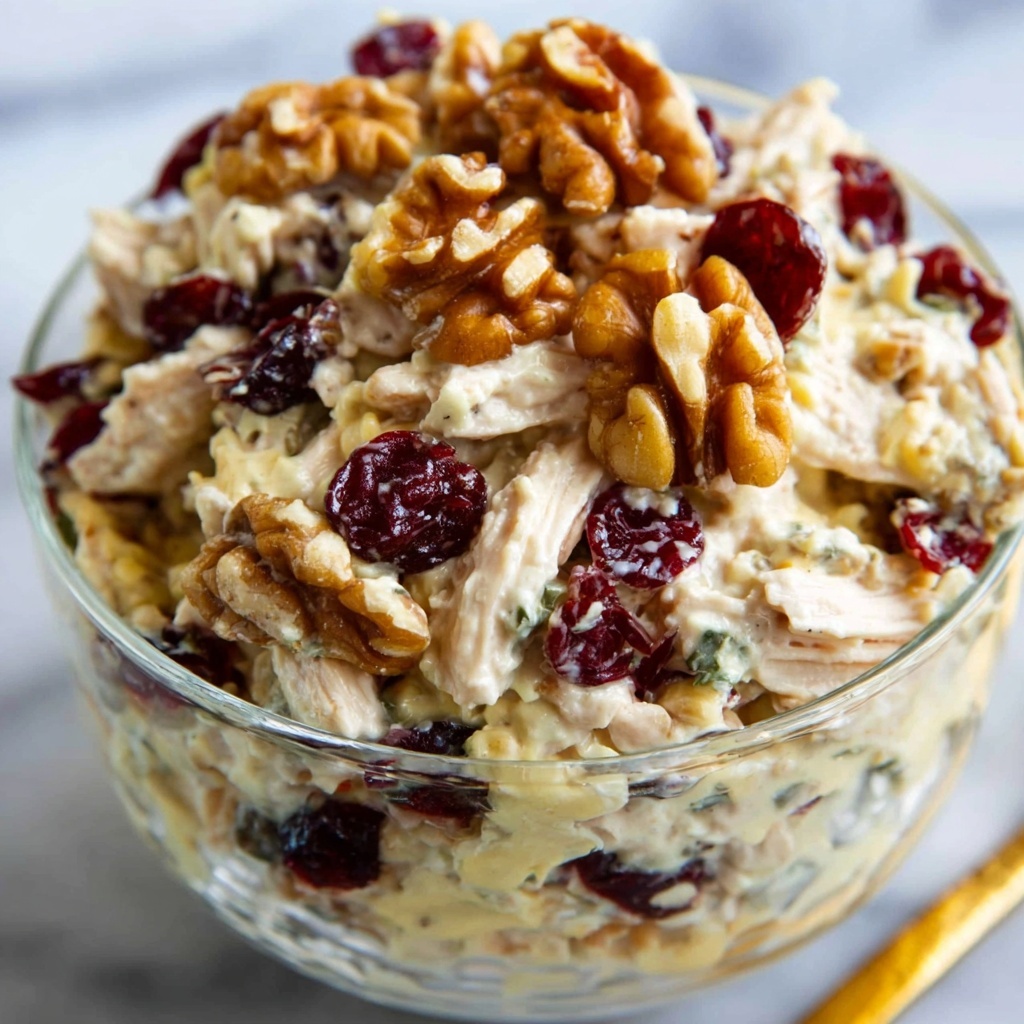Cranberry Walnut Chicken Salad Recipe - Recipe Image