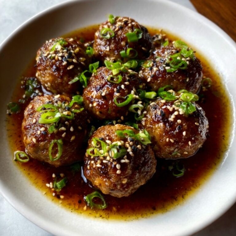 Honey Garlic Meatballs Recipe