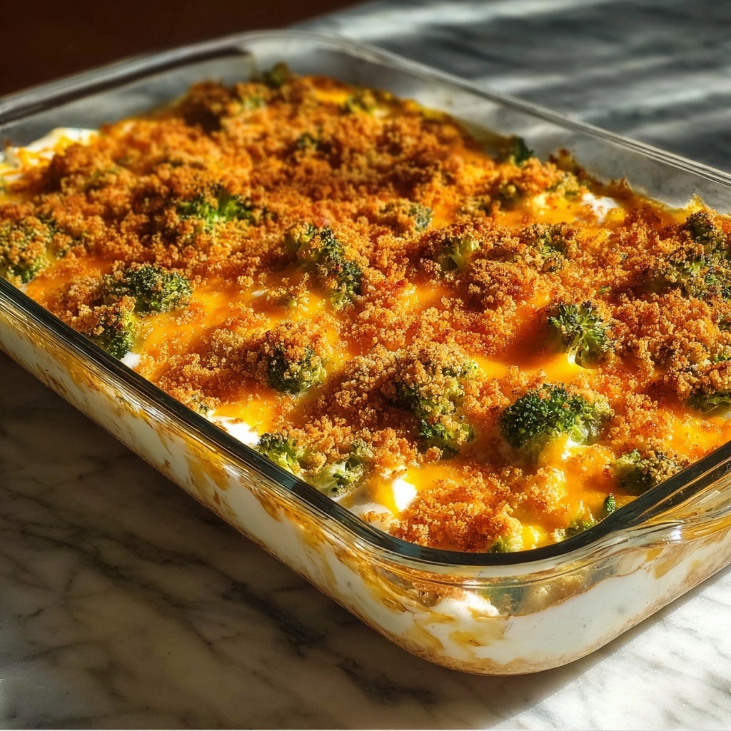 Cheesy Broccoli Casserole Recipe - Recipe Image