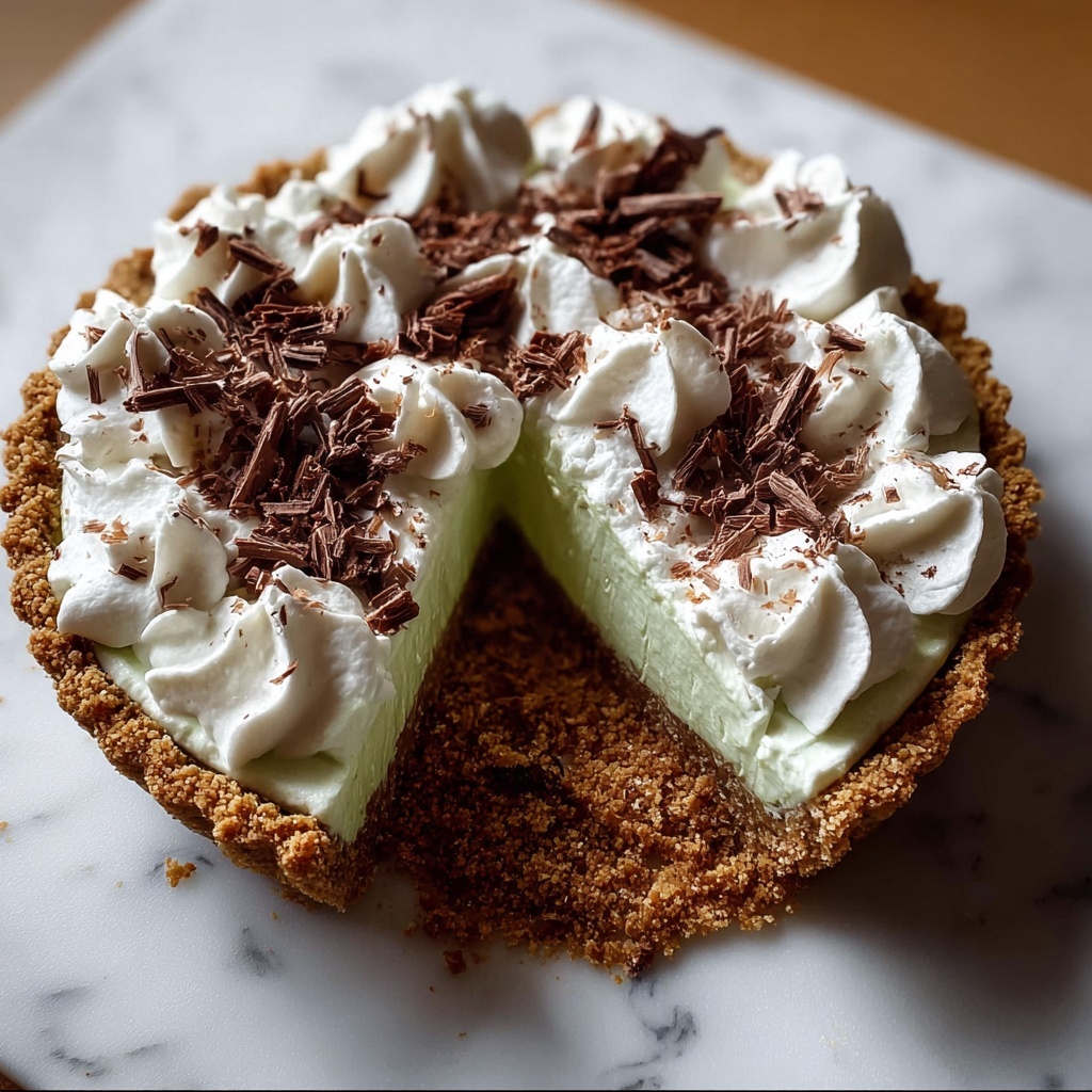 Grasshopper Pie: 4 Delightful Layers of Minty Magic Recipe - Recipe Image