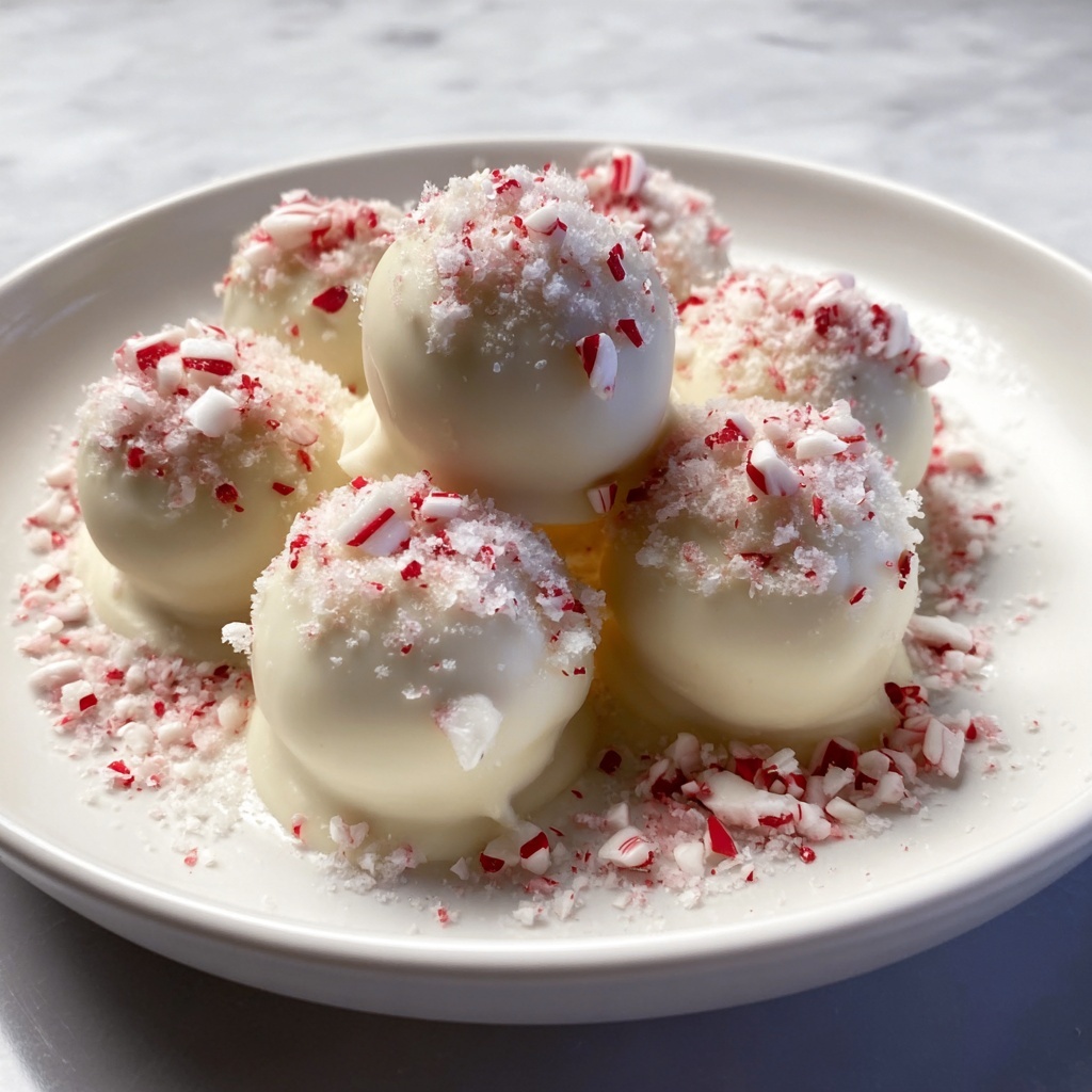 Christmas White Chocolate Truffles Recipe - Recipe Image