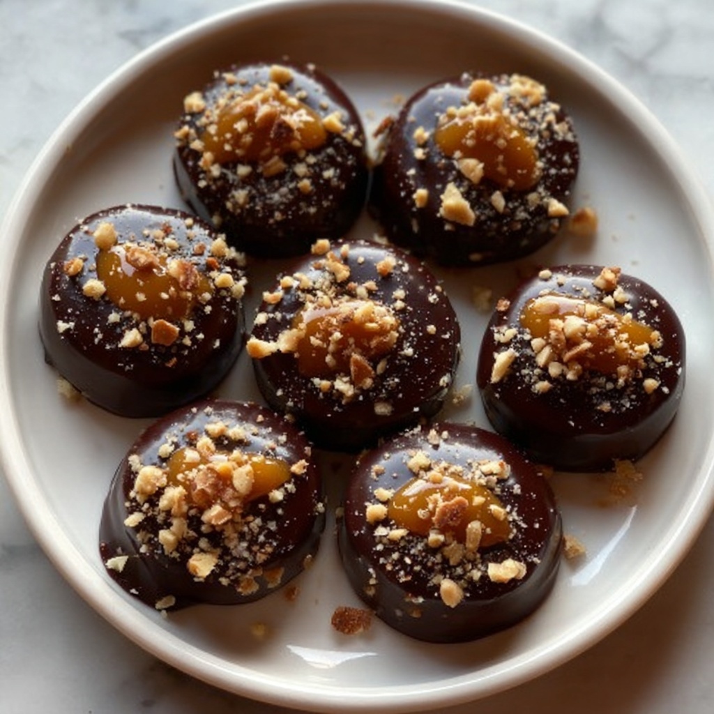 Christmas Chocolate Caramel Bites Recipe - Recipe Image