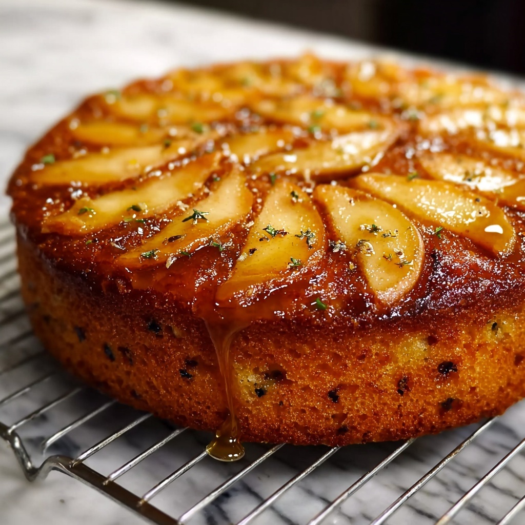Roasted Apple Sage Cake Recipe - Recipe Image