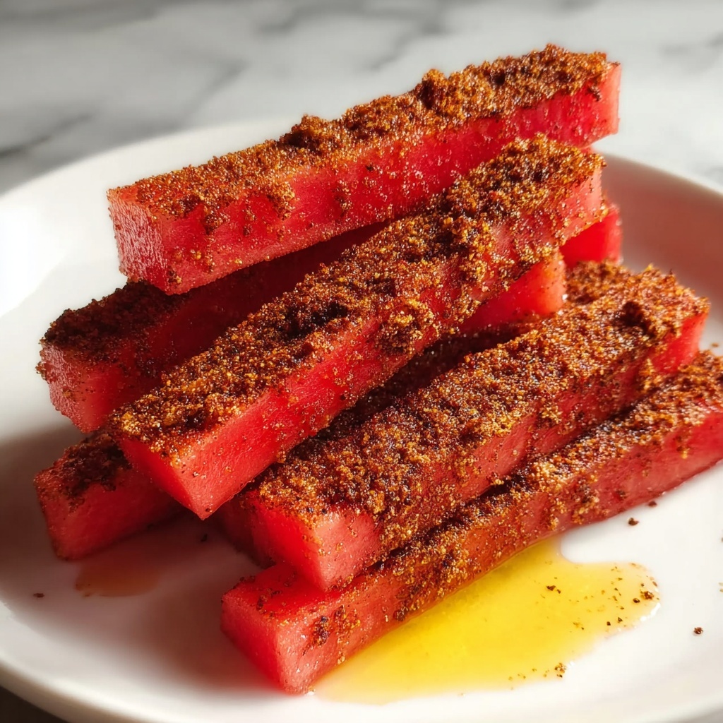 Spicy Watermelon Fries Recipe - Recipe Image