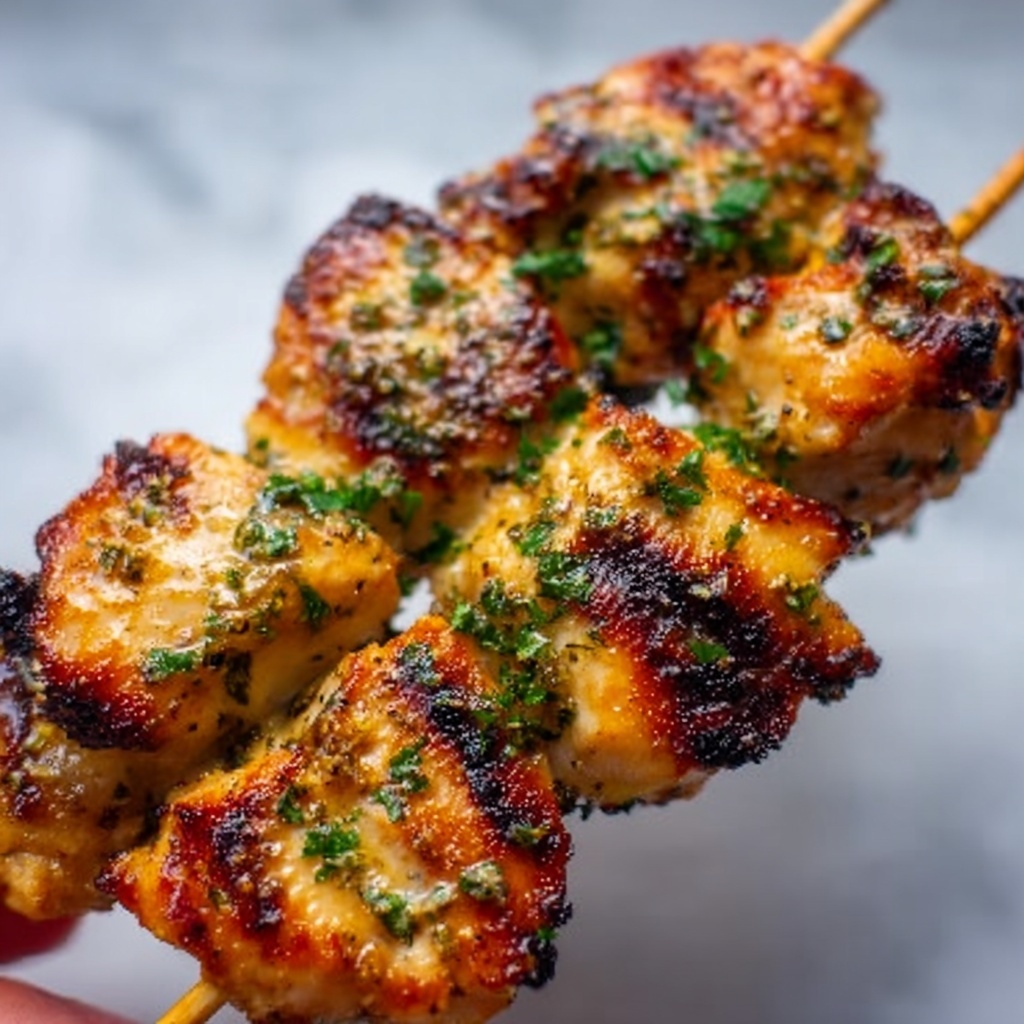Lemon Pepper Chicken Skewers in Air Fryer Recipe - Recipe Image
