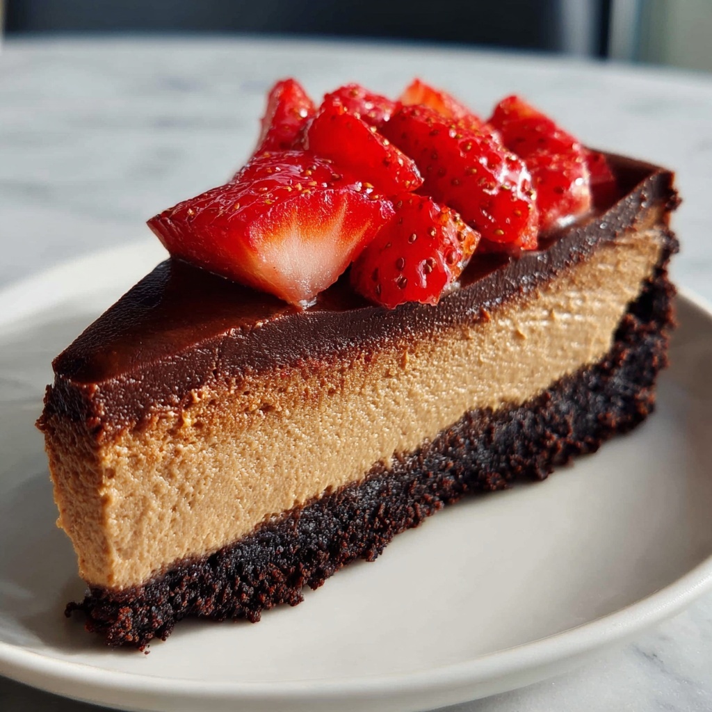 Chocolate Strawberry Cheesecake: 7 Indulgent Steps to Bliss Recipe - Recipe Image