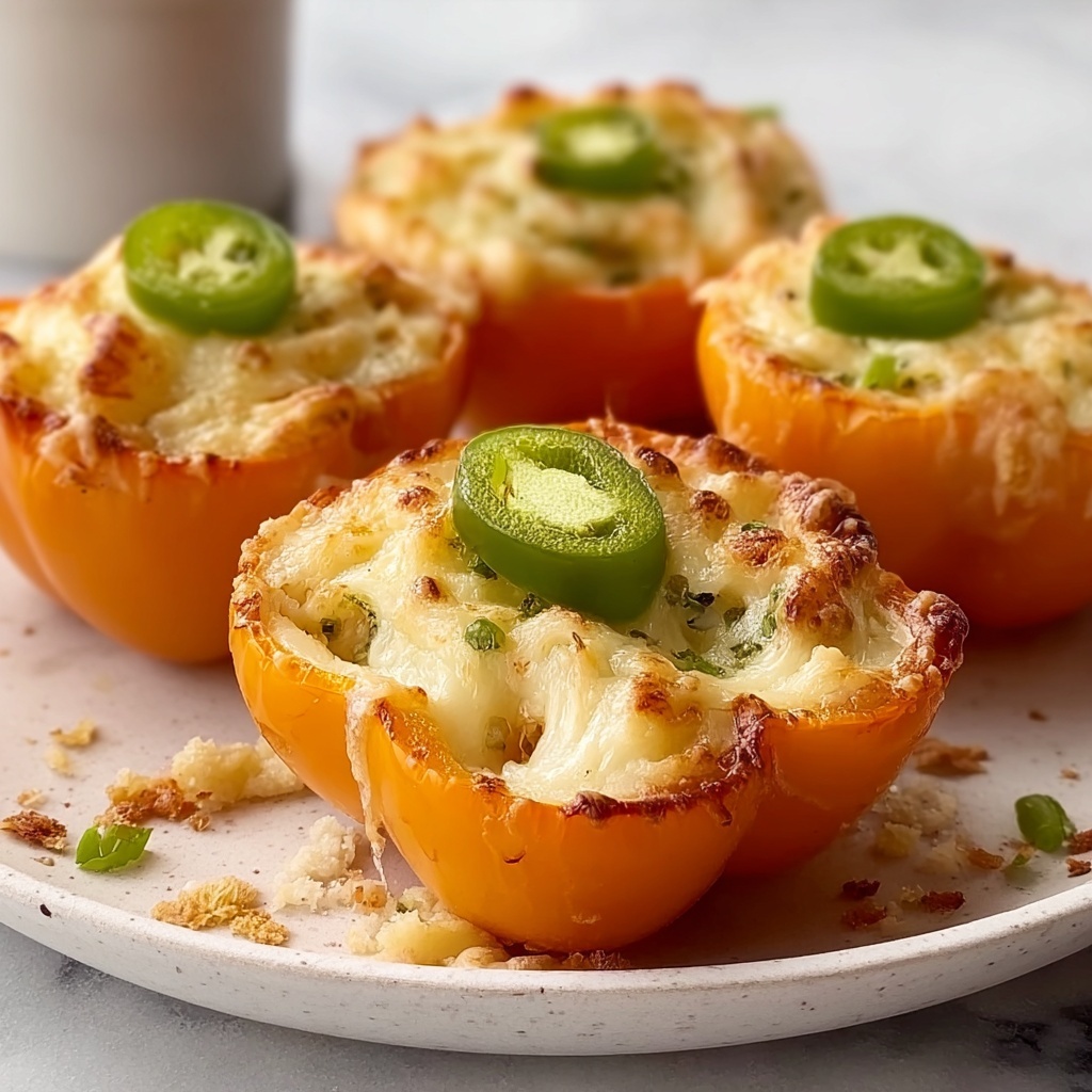 Nacho Cheese Stuffed Mini Peppers Recipe - Recipe Image