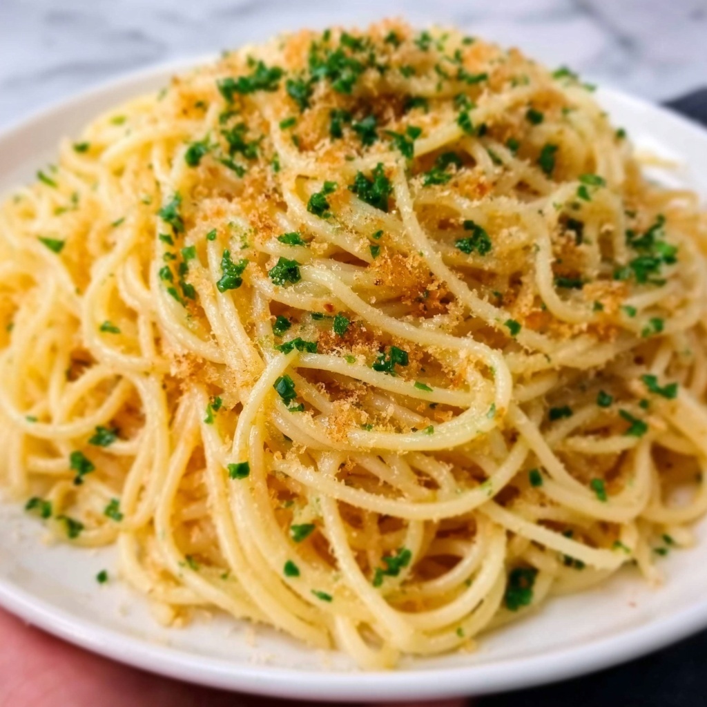 Lemon Garlic Butter Spaghetti Recipe - Recipe Image