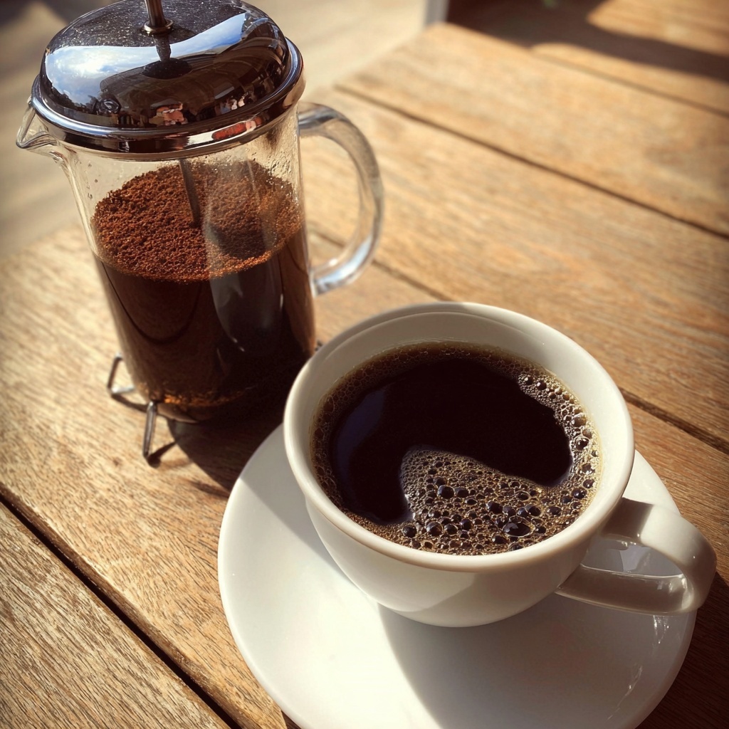 Delightful French Press Coffee: 5 Steps to Comforting Brews Recipe - Recipe Image