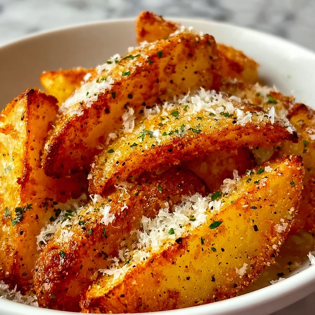 Crispy Crunchy Parmesan Potatoes Recipe - Recipe Image