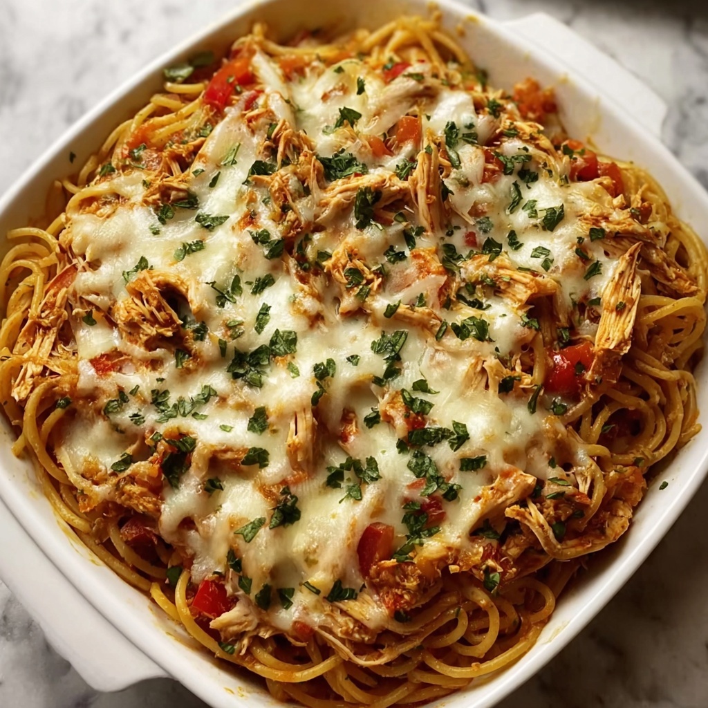 Mexican Chicken Spaghetti Recipe - Recipe Image