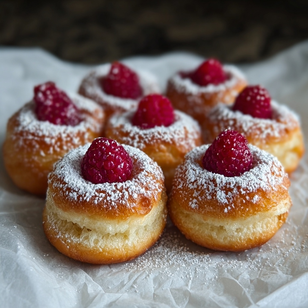 Raspberry Custard Buns Recipe - Recipe Image