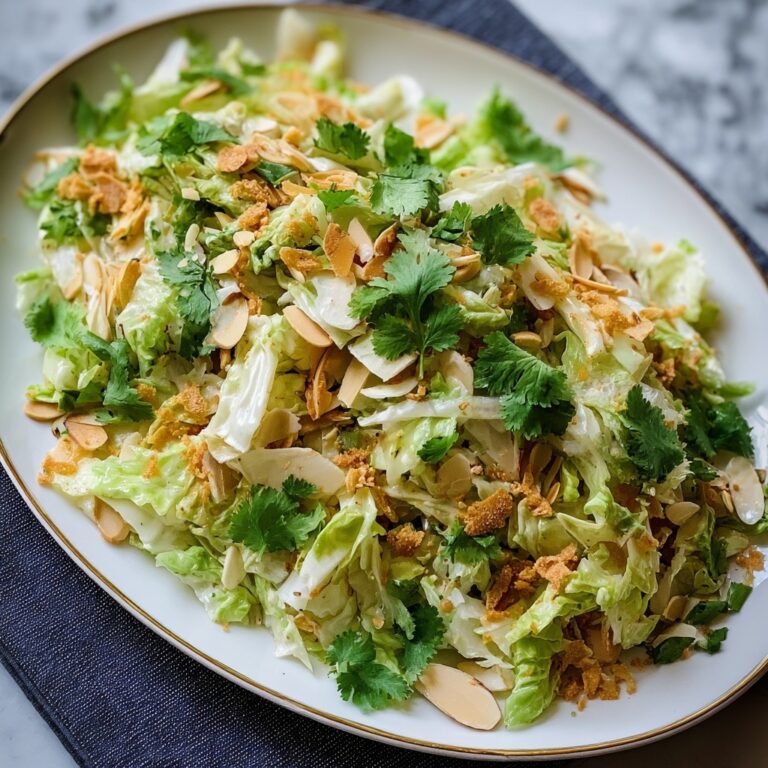 Zesty Spanish Garlic Cabbage Salad Recipe