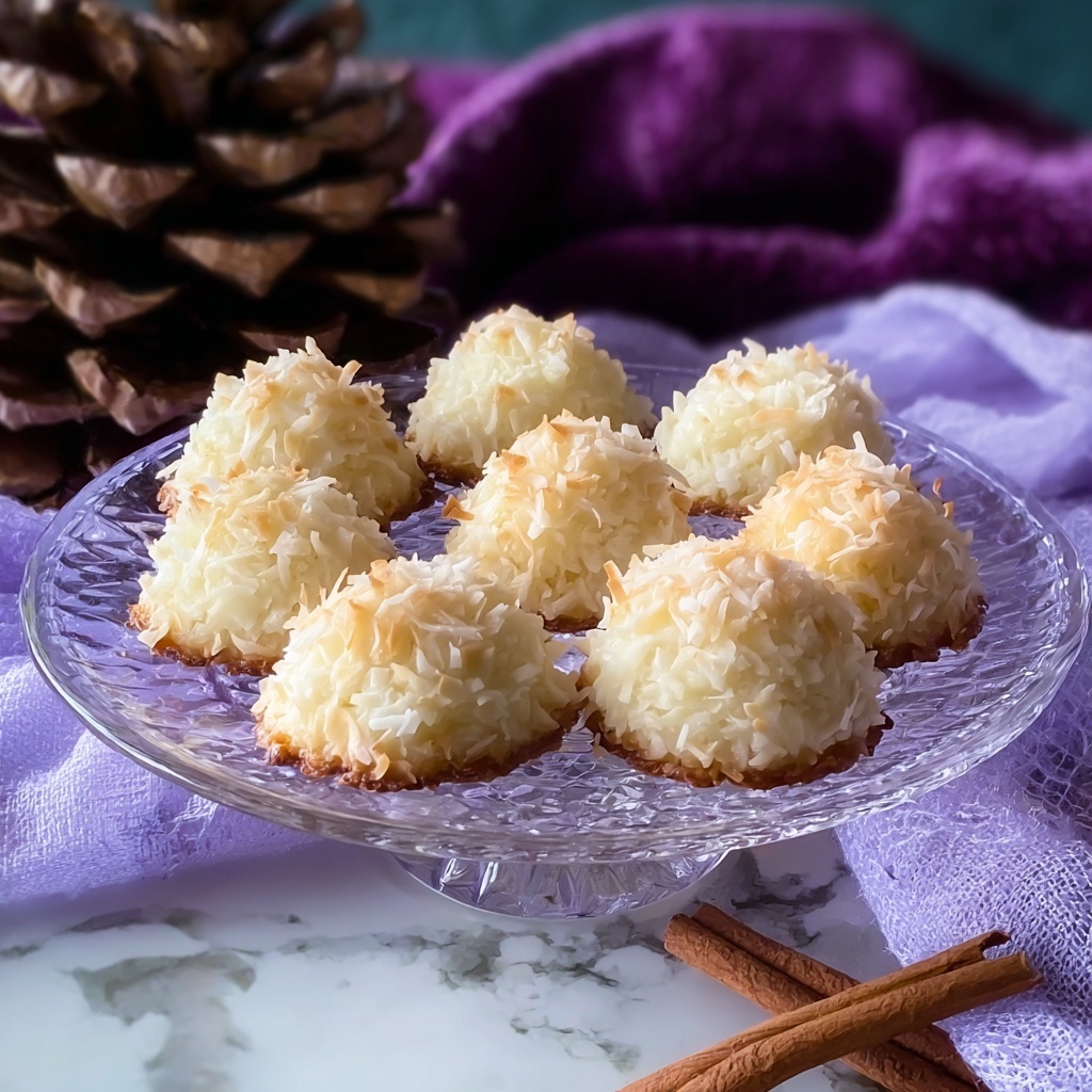 Kokosmakronen: Irresistibly Chewy Coconut Delights Recipe - Recipe Image
