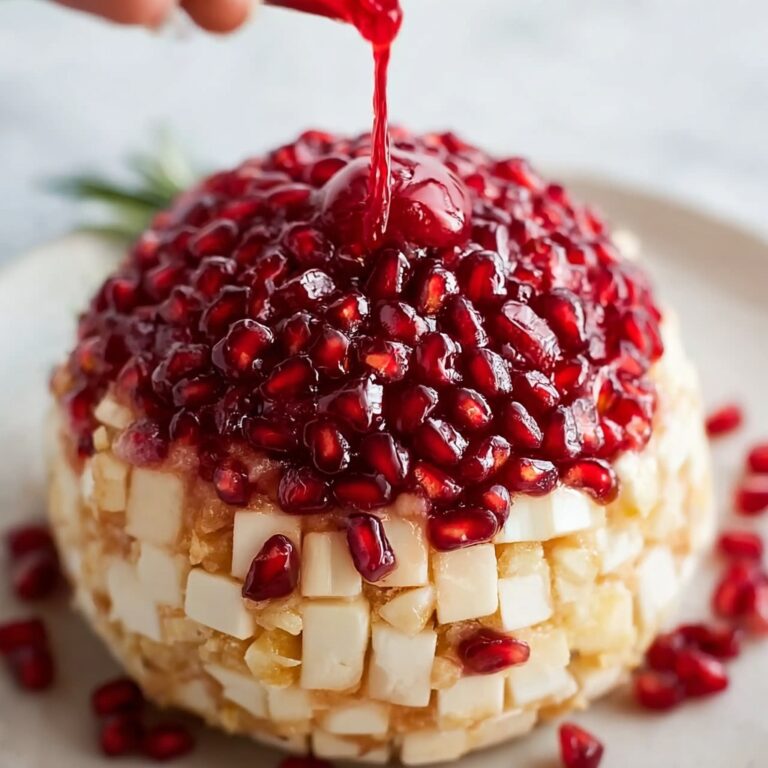 Pomegranate Christmas Cheese Ball for Festive Flavor Bliss Recipe