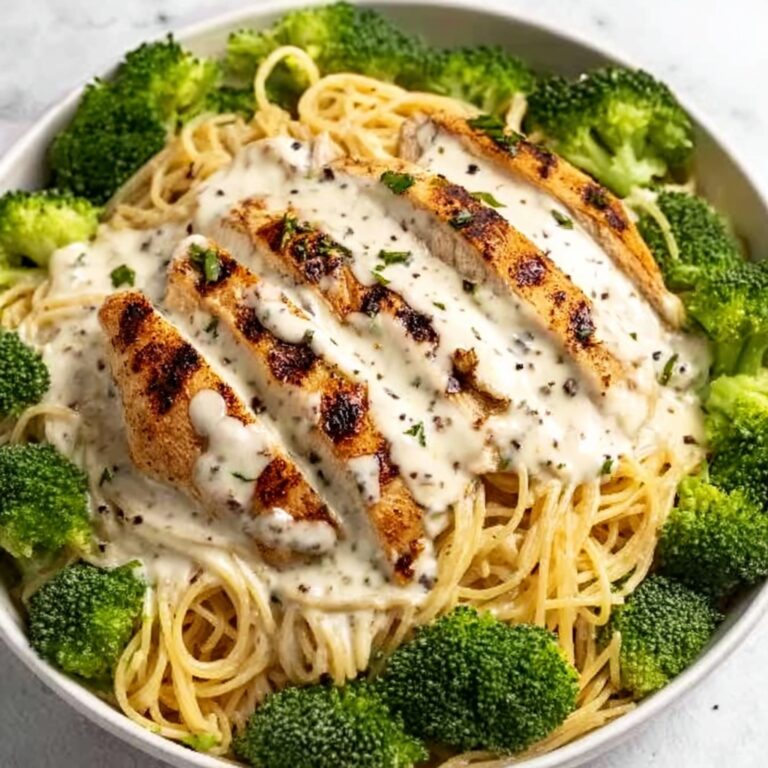 Skinny Chicken Broccoli Alfredo Recipe