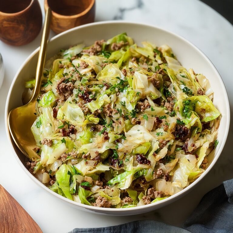 Ground Beef and Cabbage Skillet Recipe