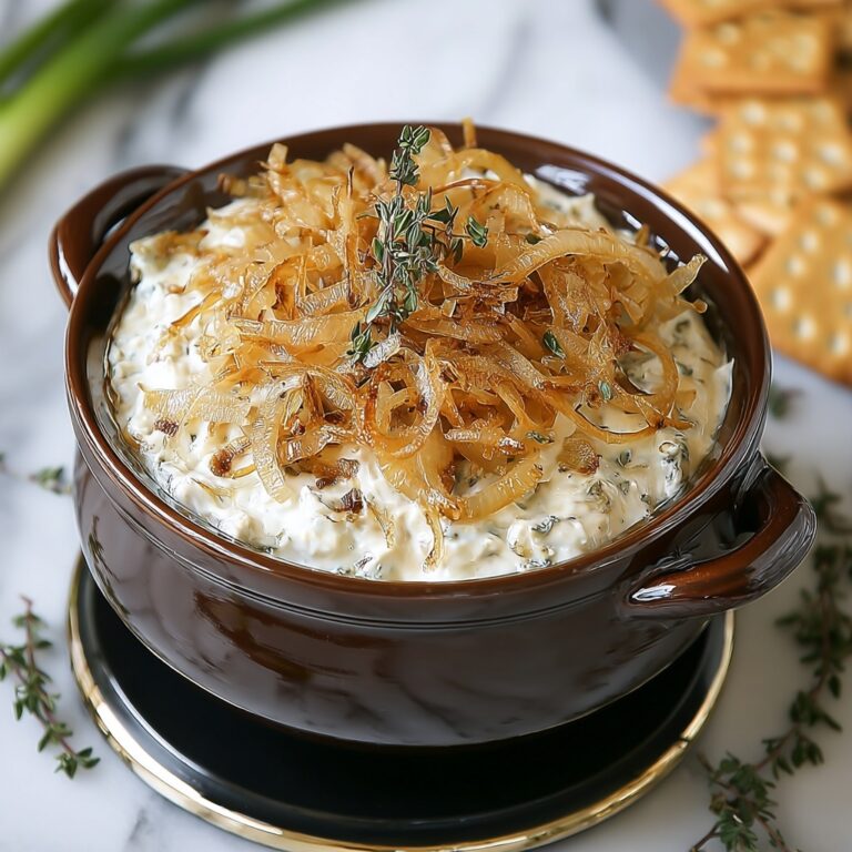 Creamy French Onion Dip Recipe