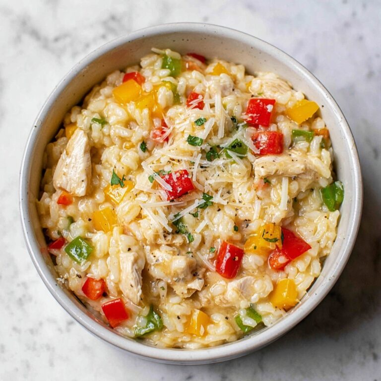 Chicken and Red Bell Pepper Risotto Recipe