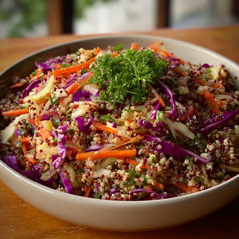 Quinoa Cabbage Salad with Cranberries and Almonds Recipe