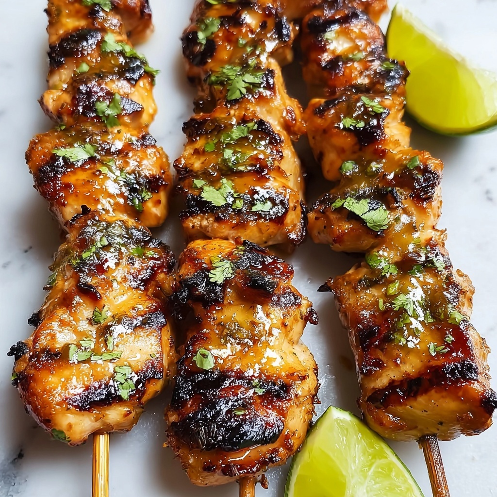 Sizzling Honey Lime Chicken Skewers Recipe - Recipe Image