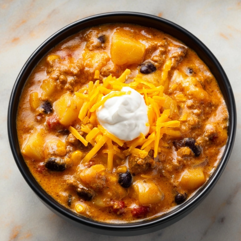Cheesy Taco Soup Recipe - Recipe Image
