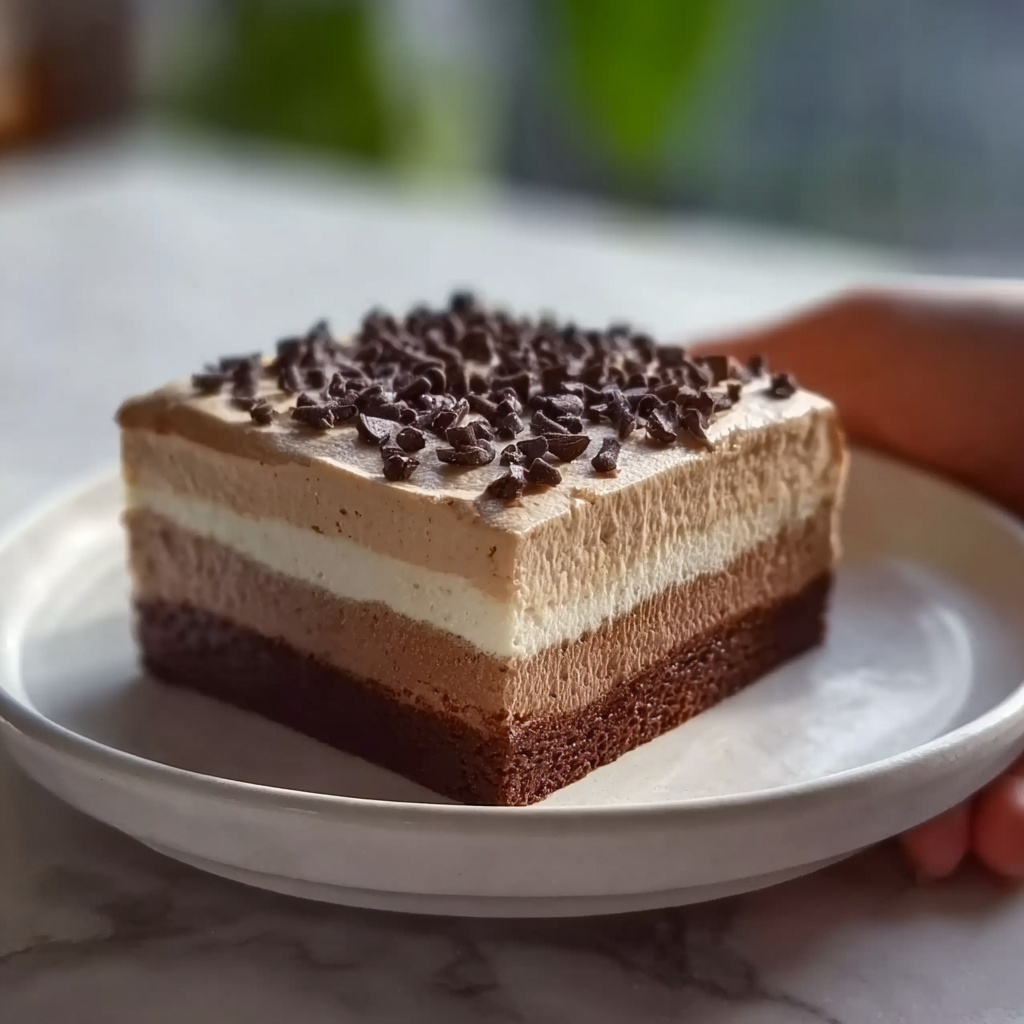 Brownie Refrigerator Cake Recipe - Recipe Image