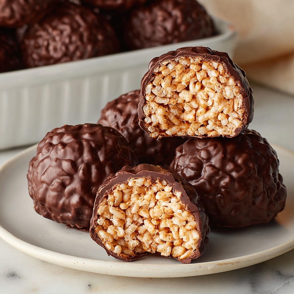 Peanut Butter Balls with Rice Krispies Recipe - Recipe Image