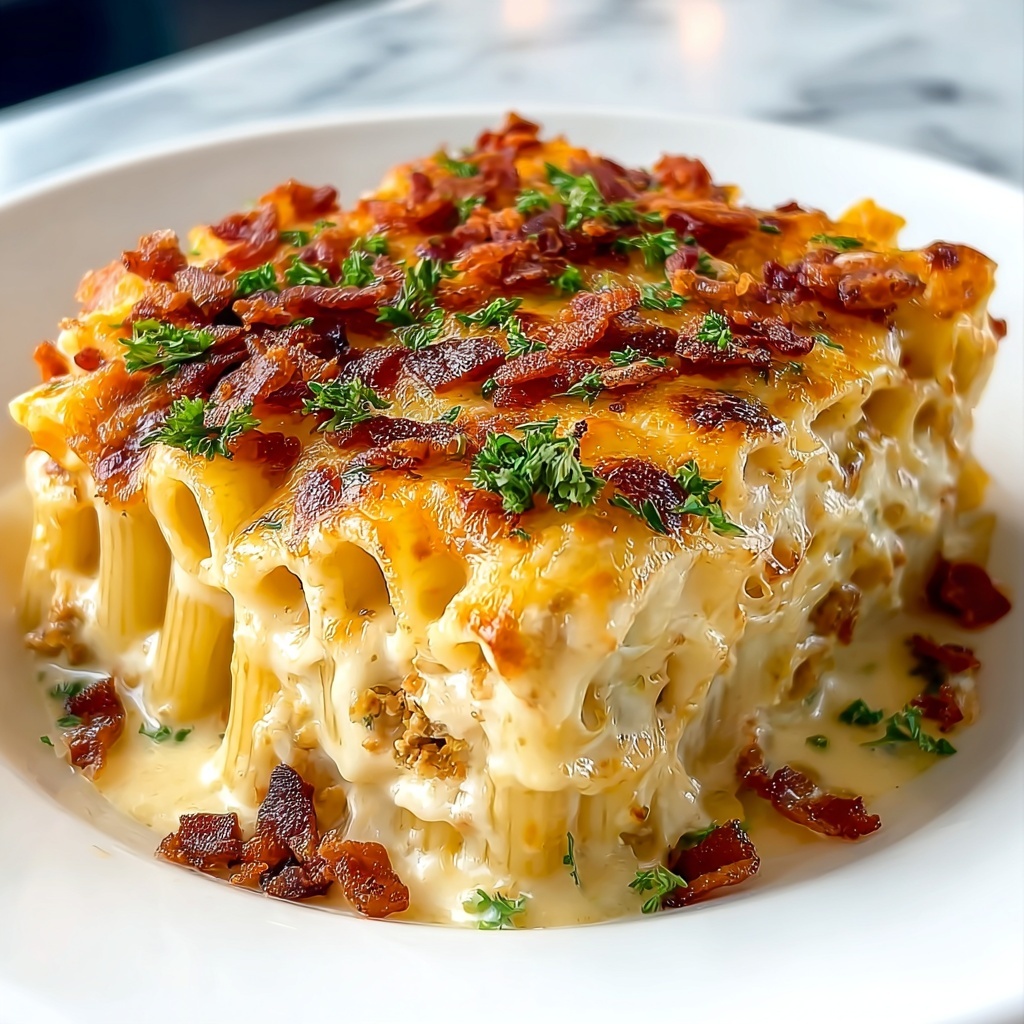 Cheesy Chicken Spaghetti Casserole Recipe - Recipe Image