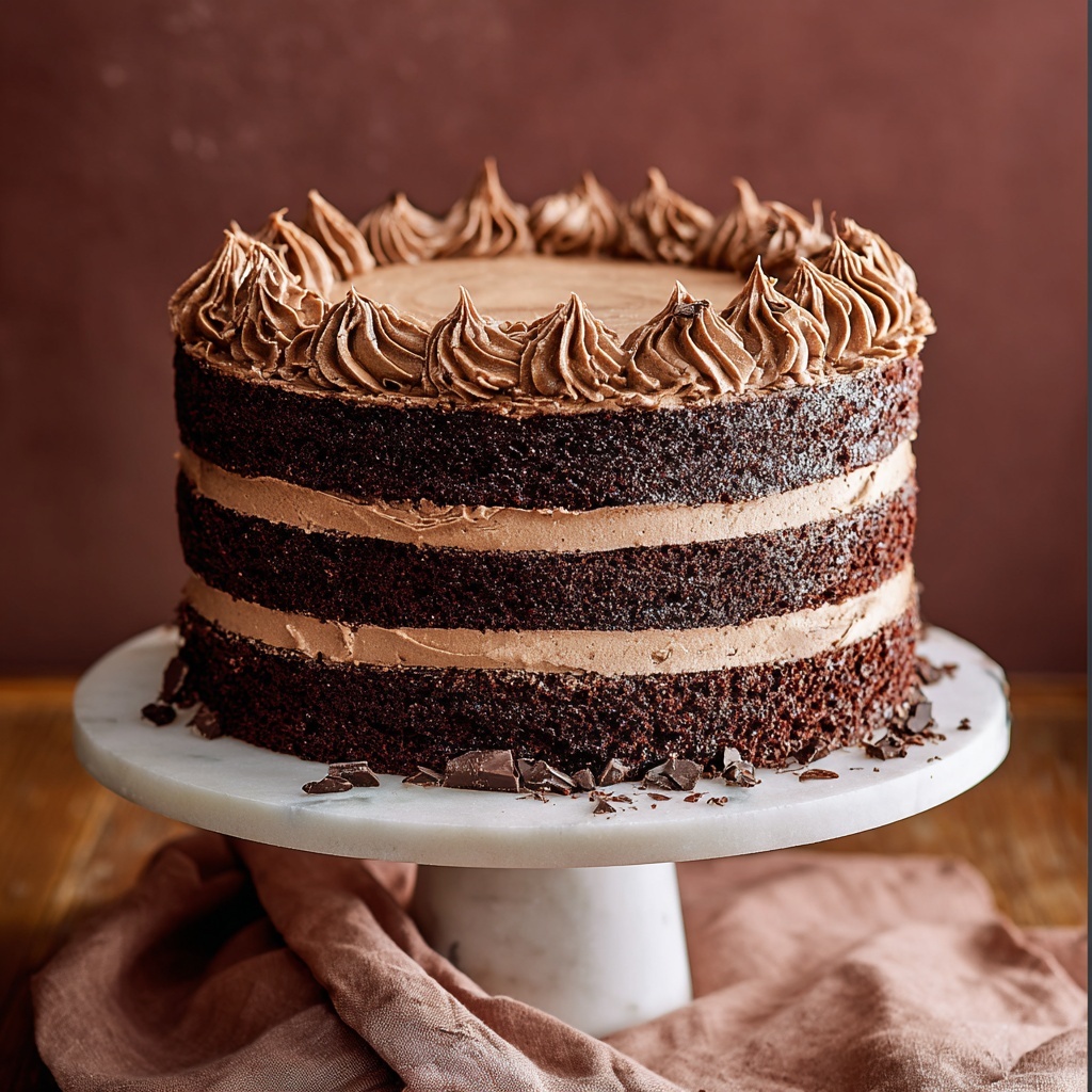Decadent Chocolate Cake Recipe - Recipe Image