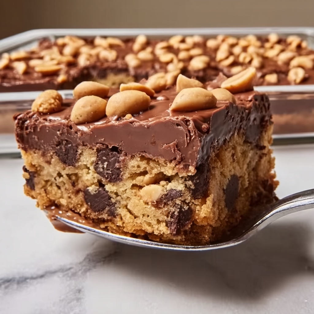 Peanut Butter Cup Dump Cake Recipe - Recipe Image