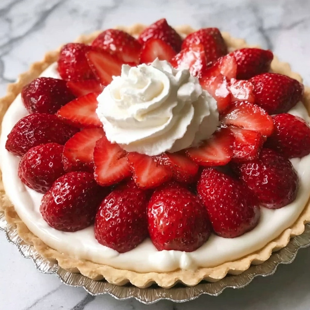 Strawberry Cheesecake Pie Recipe - Recipe Image