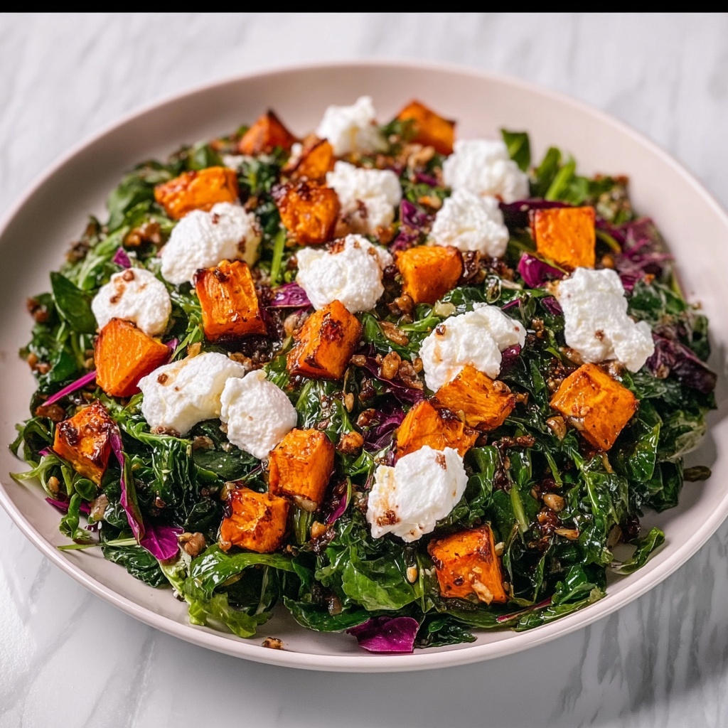 Roasted Sweet Potato Goat Cheese Salad Recipe - Recipe Image