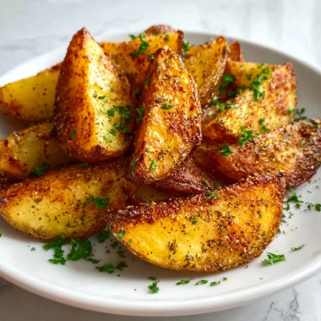 Authentic Greek Potatoes Recipe: Crispy Lemon Perfection Recipe - Recipe Image