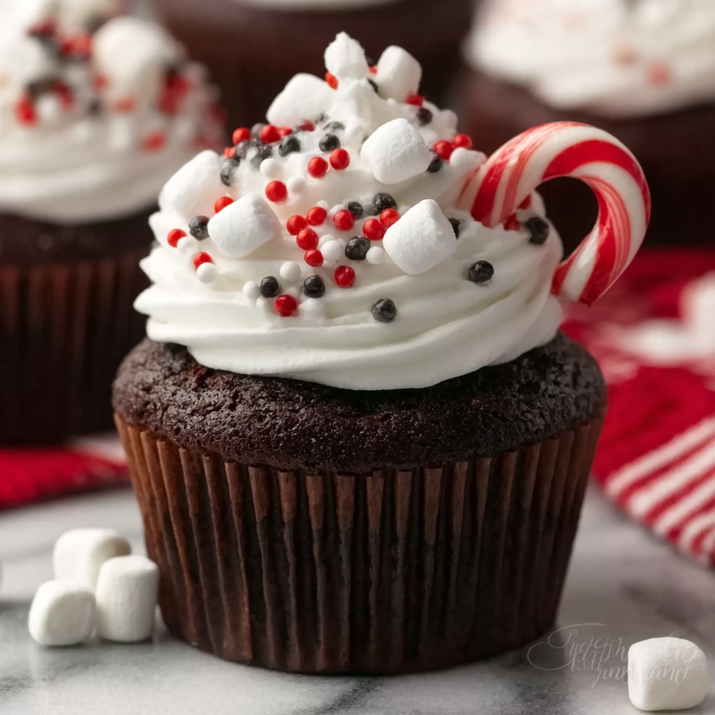 Hot Cocoa Cupcake Mugs Recipe - Recipe Image