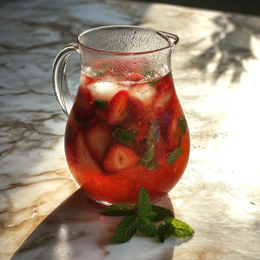 Strawberry Basil Lemonade Recipe - Recipe Image