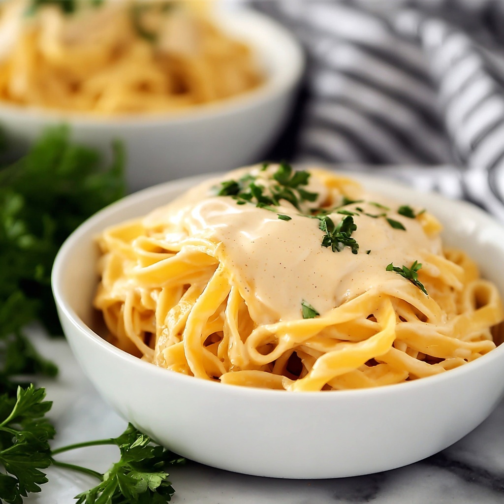 Skinny Fettuccine Alfredo Recipe - Recipe Image