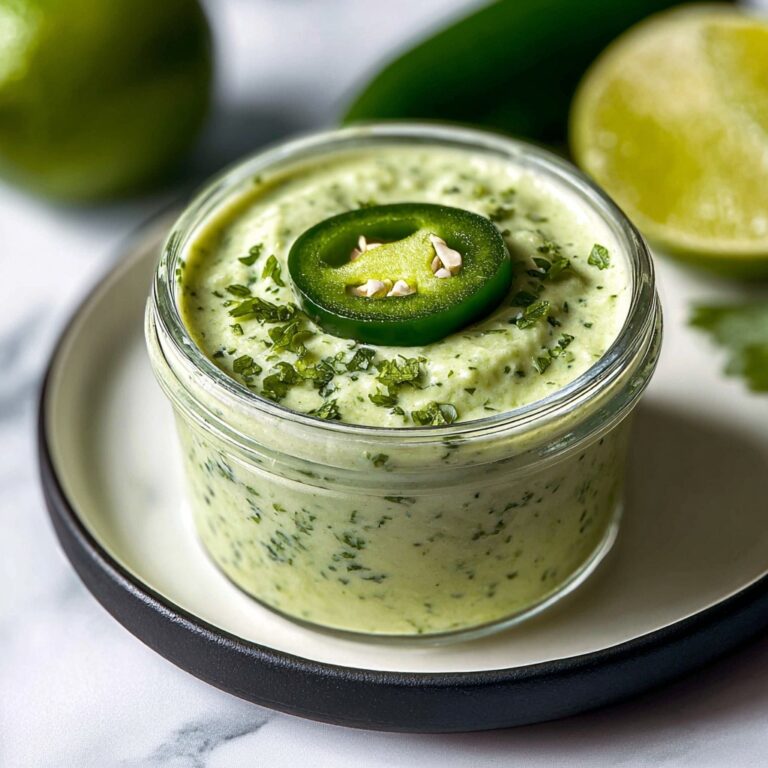 Creamy Cilantro Garlic Sauce Recipe