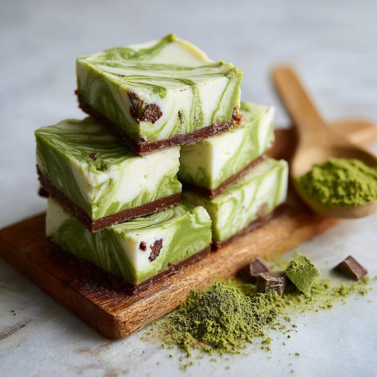 Matcha White Chocolate Swirl Fudge Recipe