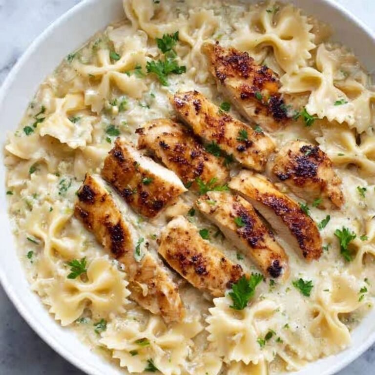 Creamy Garlic Parmesan Chicken Pasta Recipe